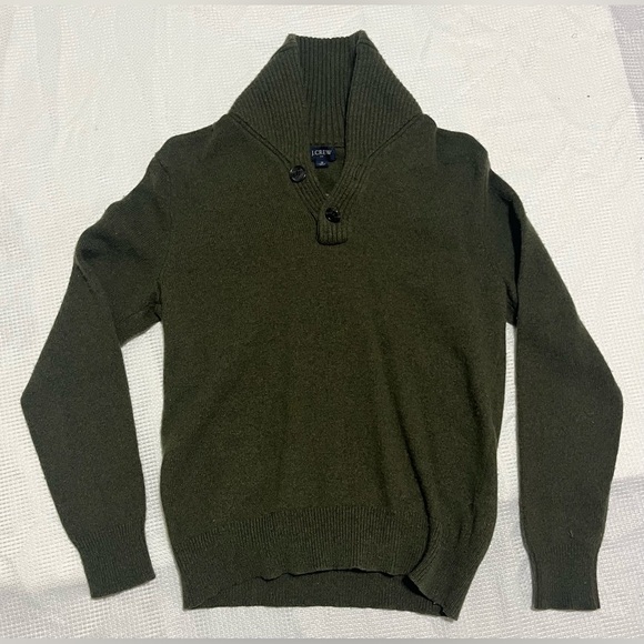 J.Crew Women’s Size Small Wool Blend Green Sweater - Picture 7 of 8